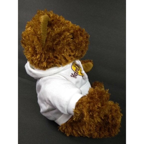 Hard Rock Cafe Paris 9" CLASSIC Teddy Bear w/ Hoodie Plush Stuffed Animal NWT - Picture 7 of 12